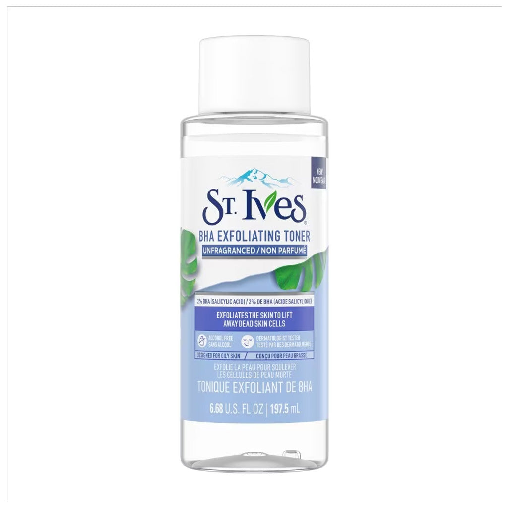 St. Ives Unfragranced BHA Exfoliating Toner 197.5 ML