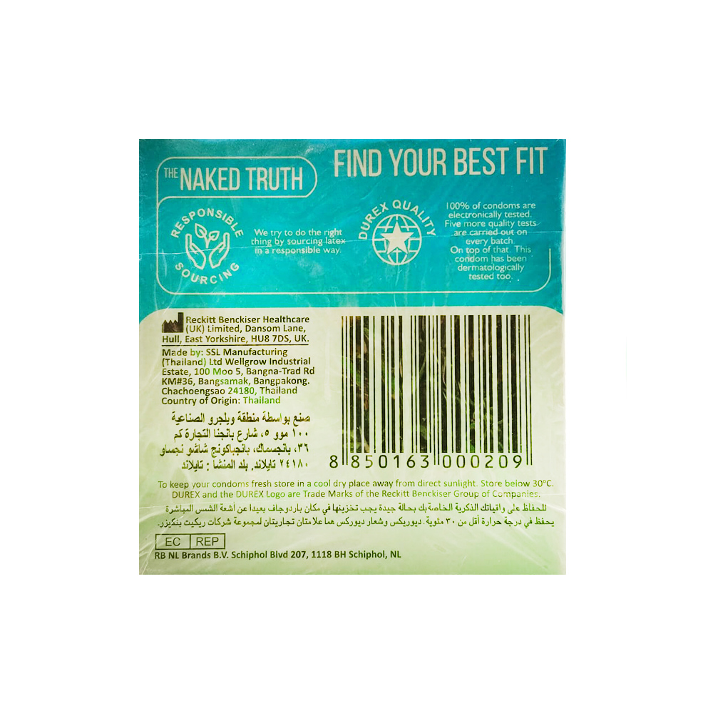 Durex Together Condoms 3 Pieces