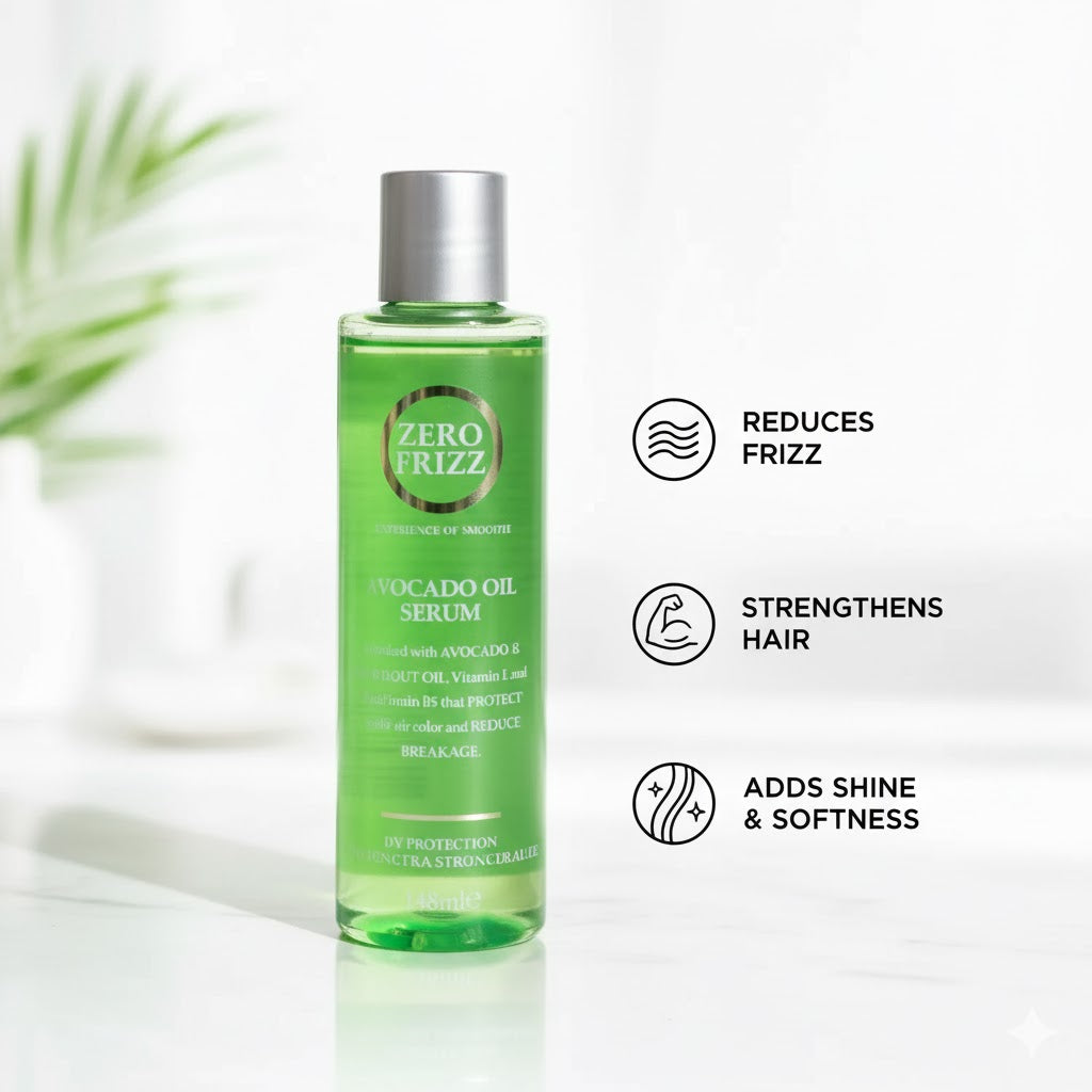 Schwarzkopf Zero Frizz Avocado Oil Hair Serum 148 ML