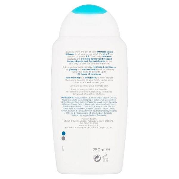 Femfresh Intimate Skin Care Active Wash 250 ML